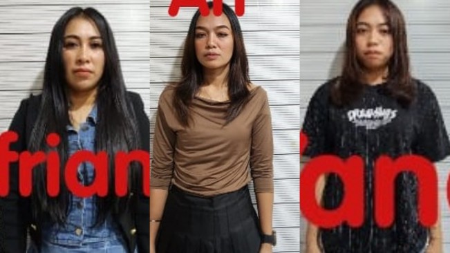 Tiga wanita ditangkap jual ekstasi di Medan. [Dok Polrestabes Medan]